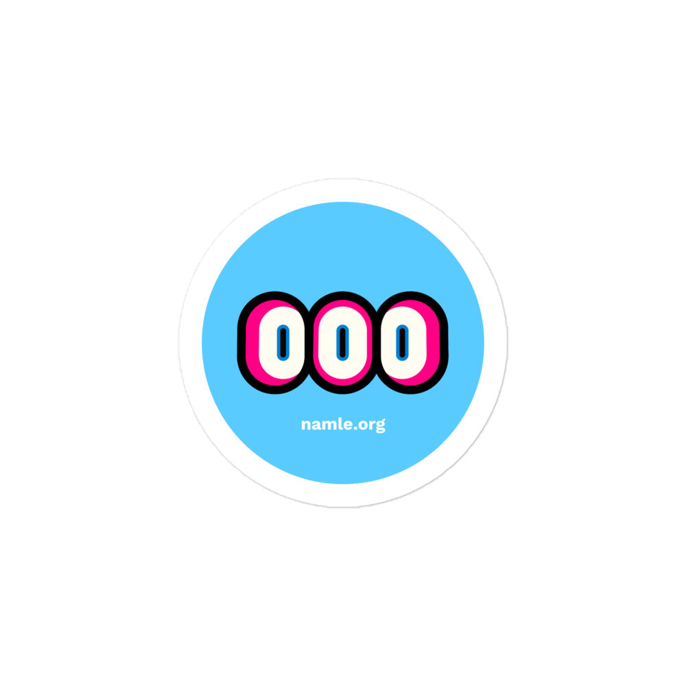 Gullible Giant Icon Round Sticker