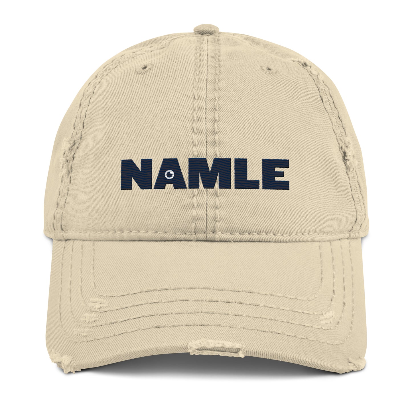 NAMLE Logo Distressed Hat (tan)