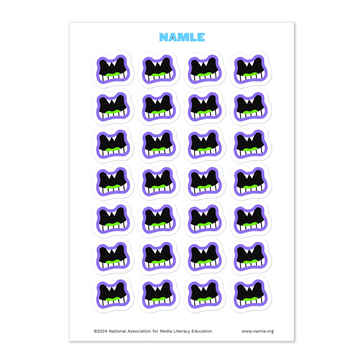 Headline Hellion Icon Sticker Sheet