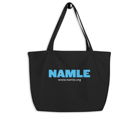 NAMLE Light Blue Logo Large Tote