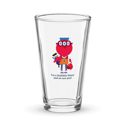 "I'm a Gullible Giant" Pint Glass